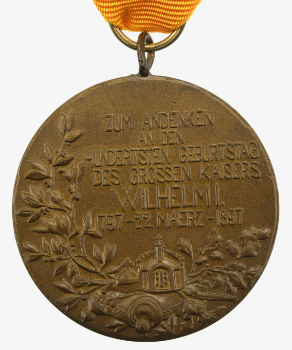 Prussia Centenary Medal Kaiser Wilhelm I. Commemorative Medal 1897